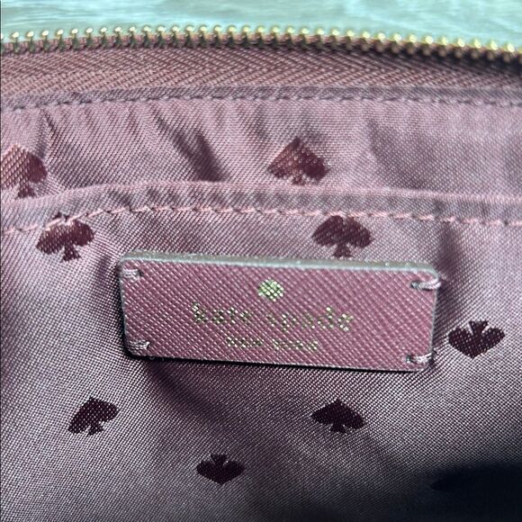 1493 NWT Kate Spade burgundy glitter crossbody - Picture 8 of 12
